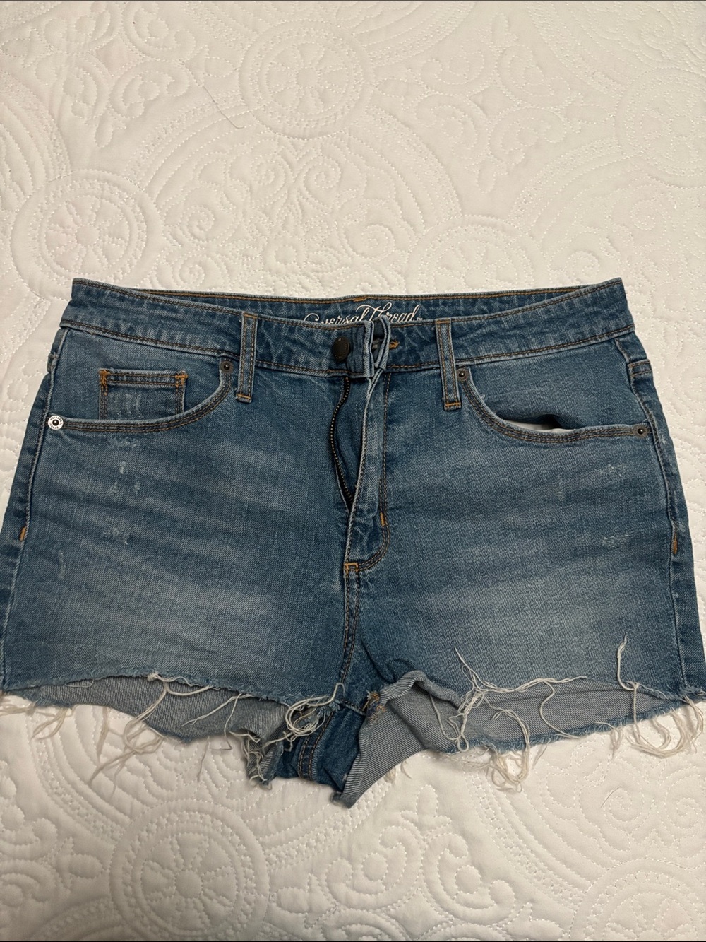 Universal Thread Distressed Blue Denim Cutoff Shorts
